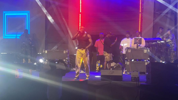 Mr Drew performing at 'Fair Yesta22' 'Fair Yesta22-Black Vibe' was lit